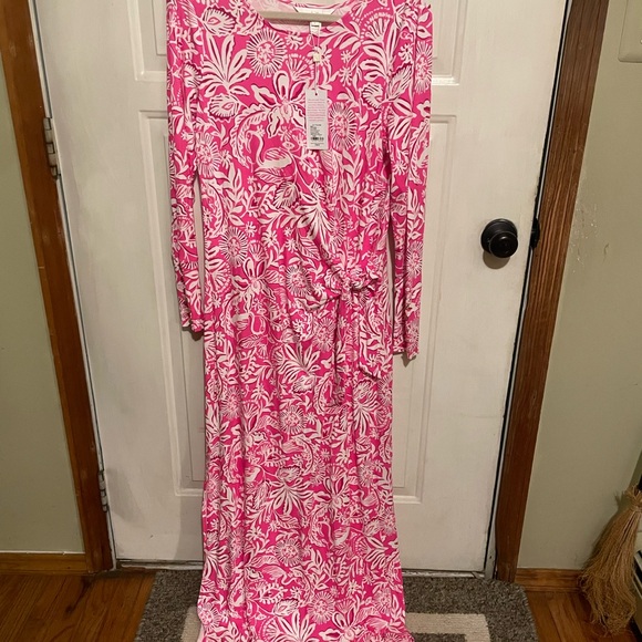 Lilly Pulitzer bryson long sleeve maxi dress NWT - Picture 5 of 5